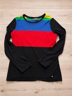 Vintage Y2K LRL Ralph Lauren Active Color Block Top